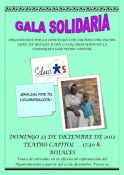 Solidarische Veranstaltung im Teatro Capitol von Rojales